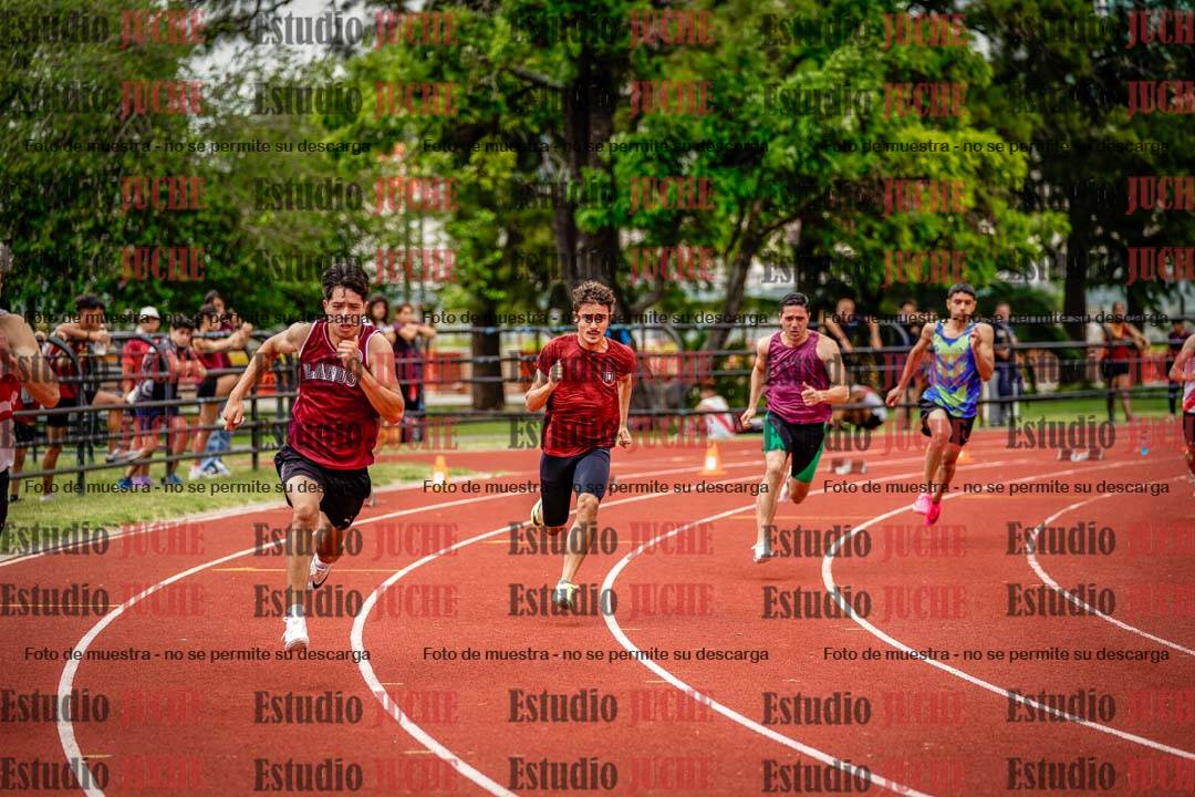 Fotos de los 200 m llanos de varones