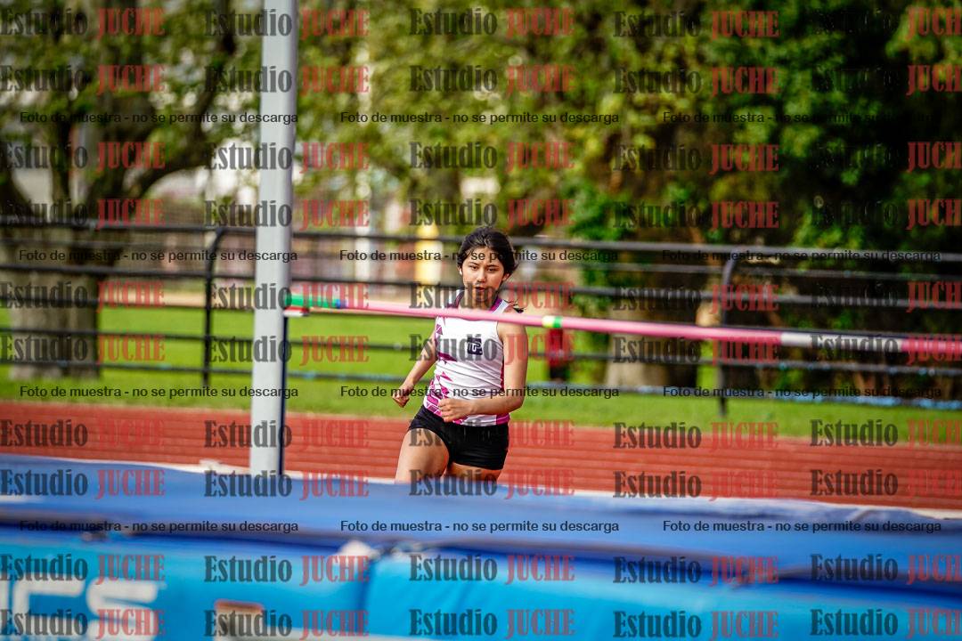 Fotos del salto en alto de mujeres - hexatlón 2