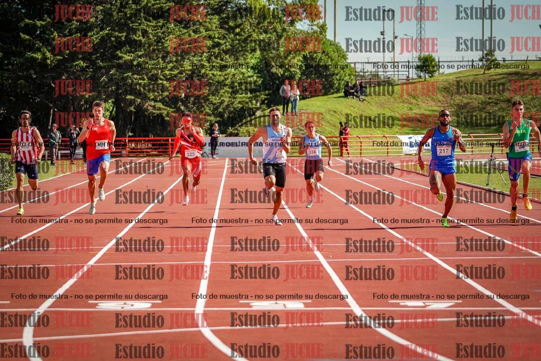 Fotos de los 200 m llanos de varones