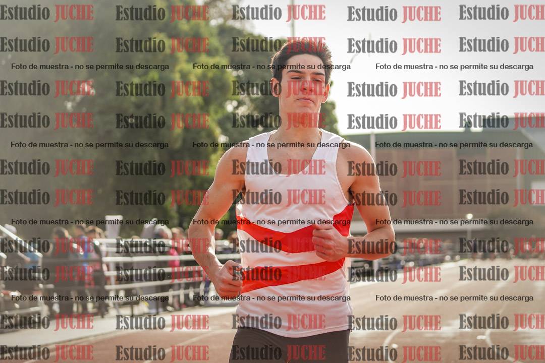 Fotos de los 100 m llanos de varones
