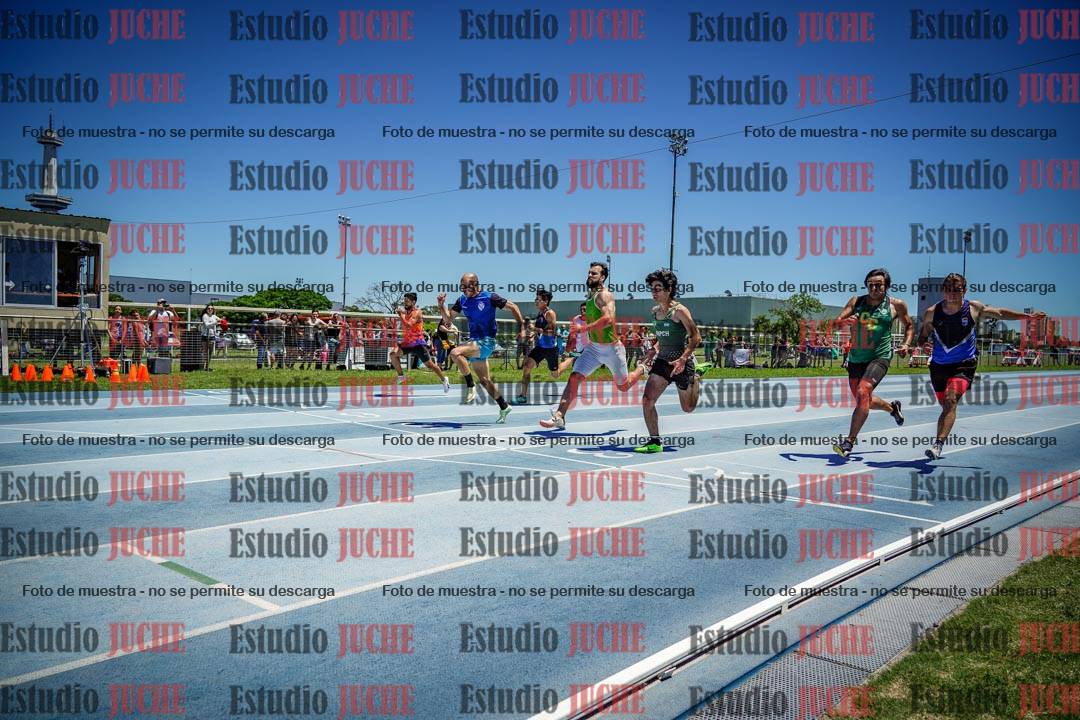 Fotos de los 100 m llanos de varones