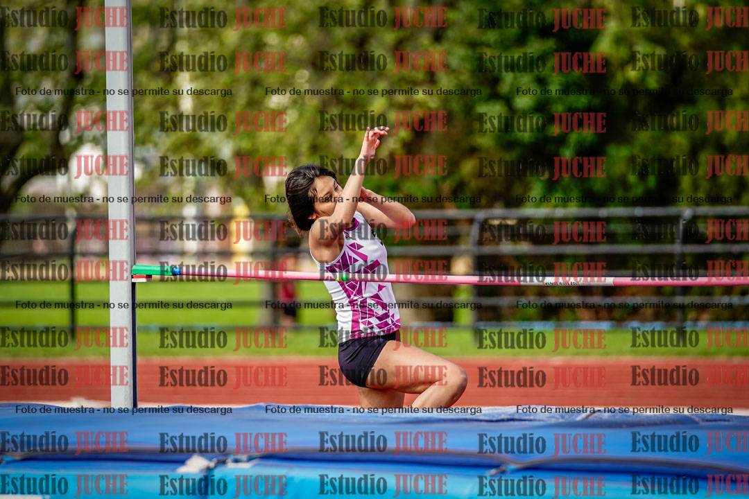 Fotos del salto en alto de mujeres - hexatlón 2