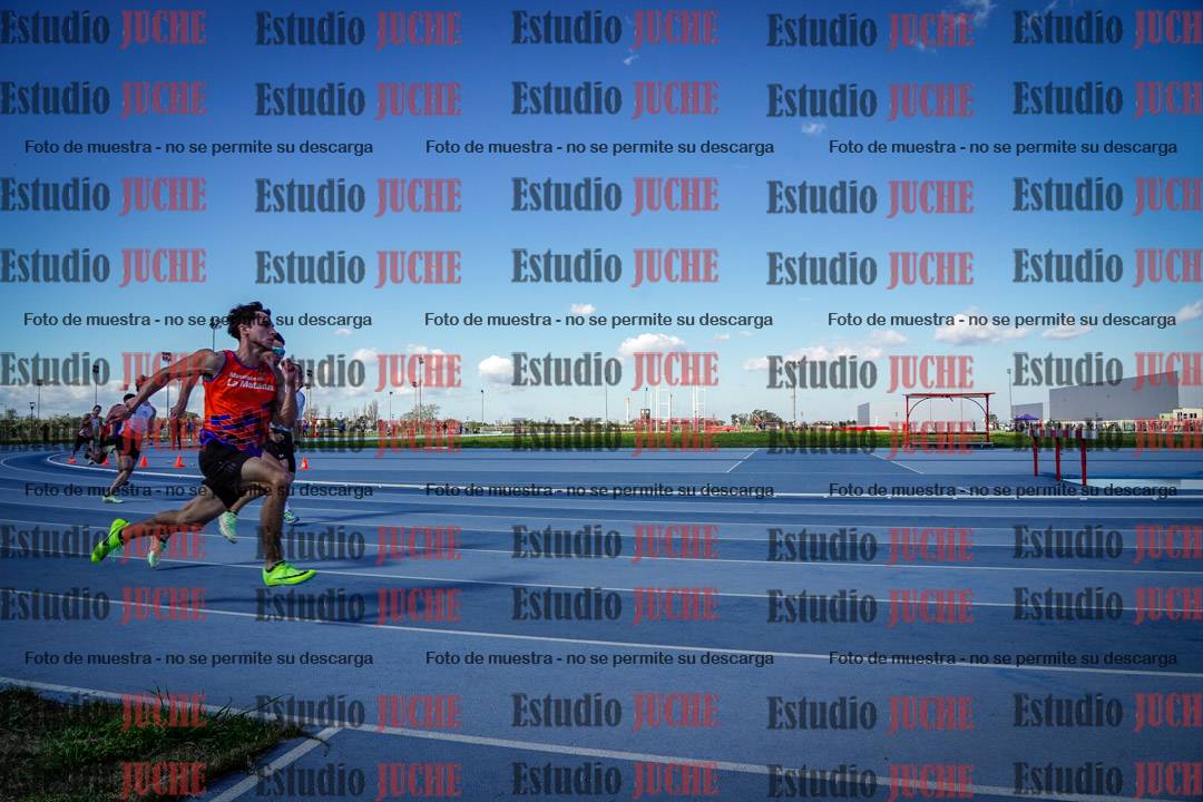 Fotos de los 200 m llanos de varones