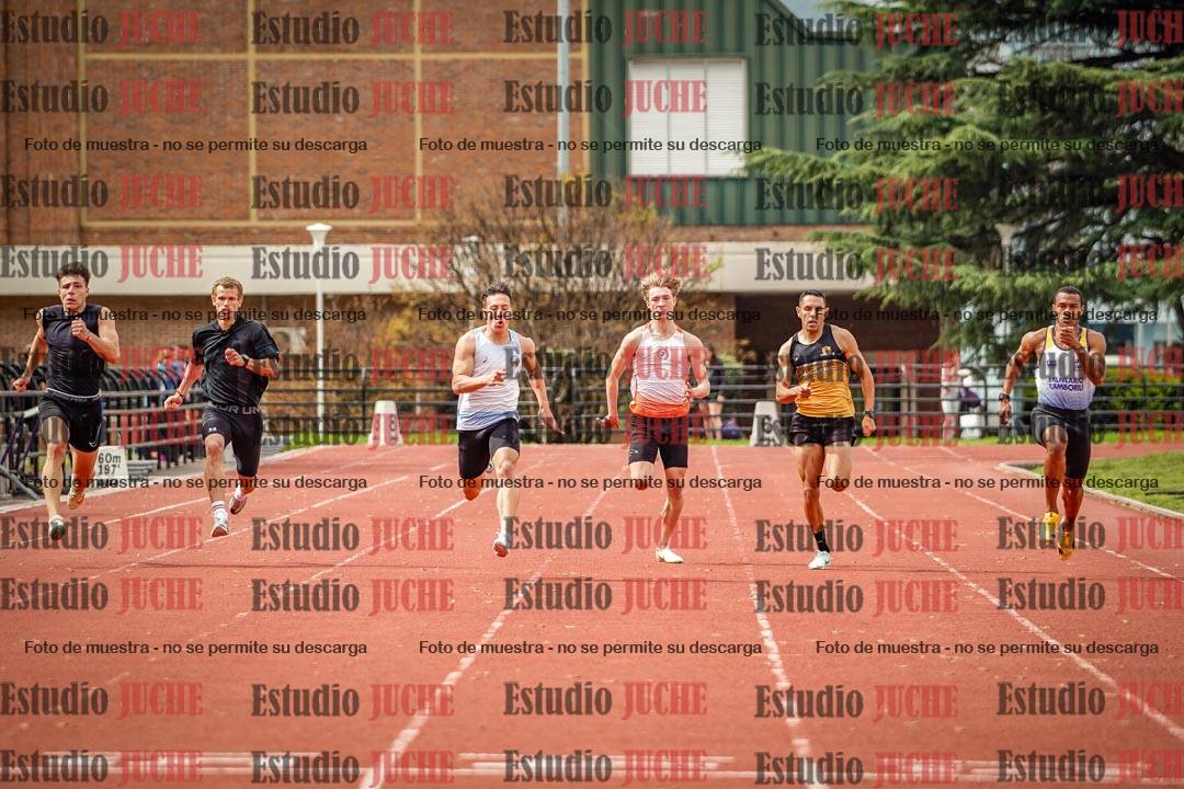 Fotos de los 200 m llanos de varones