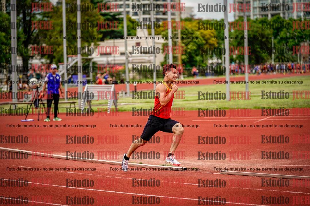 Fotos de los 200 m llanos de varones