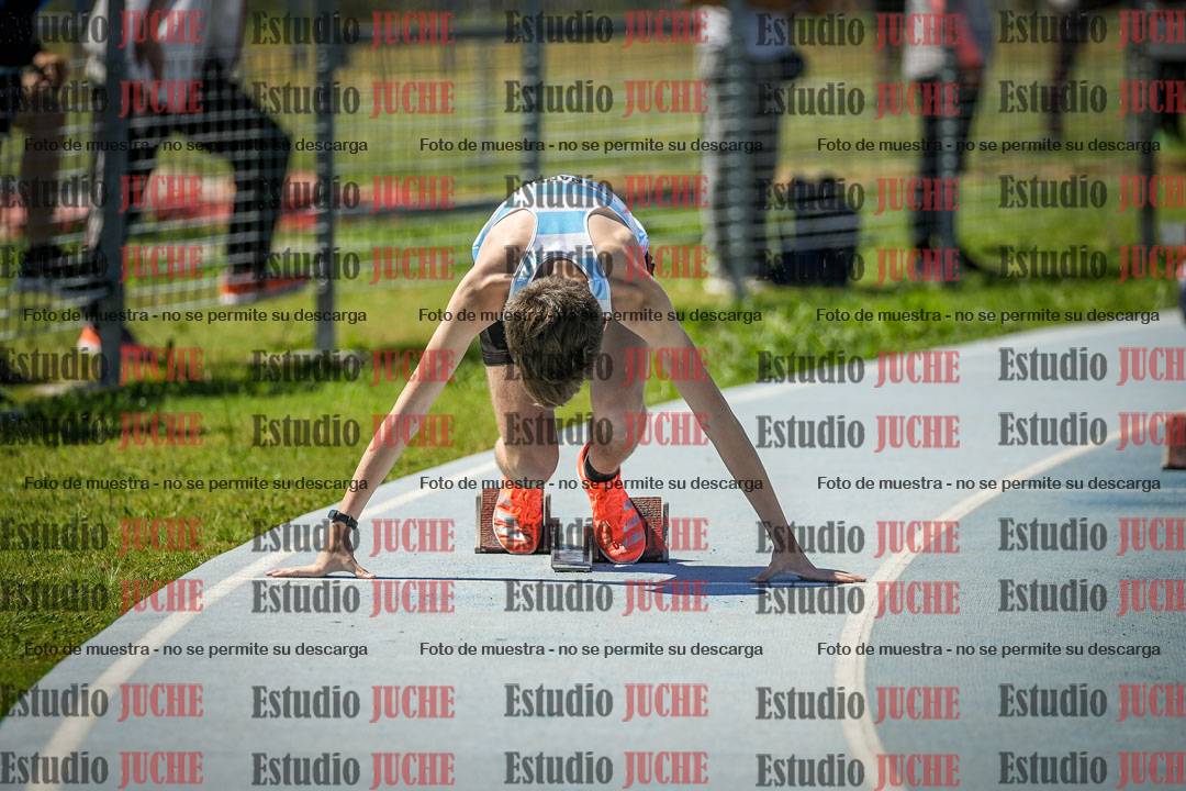 Fotos de los 200 m llanos de varones