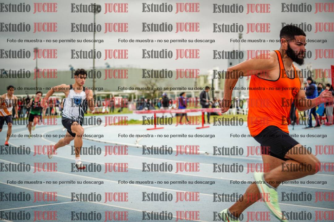 Fotos de los 400 m llanos de varones