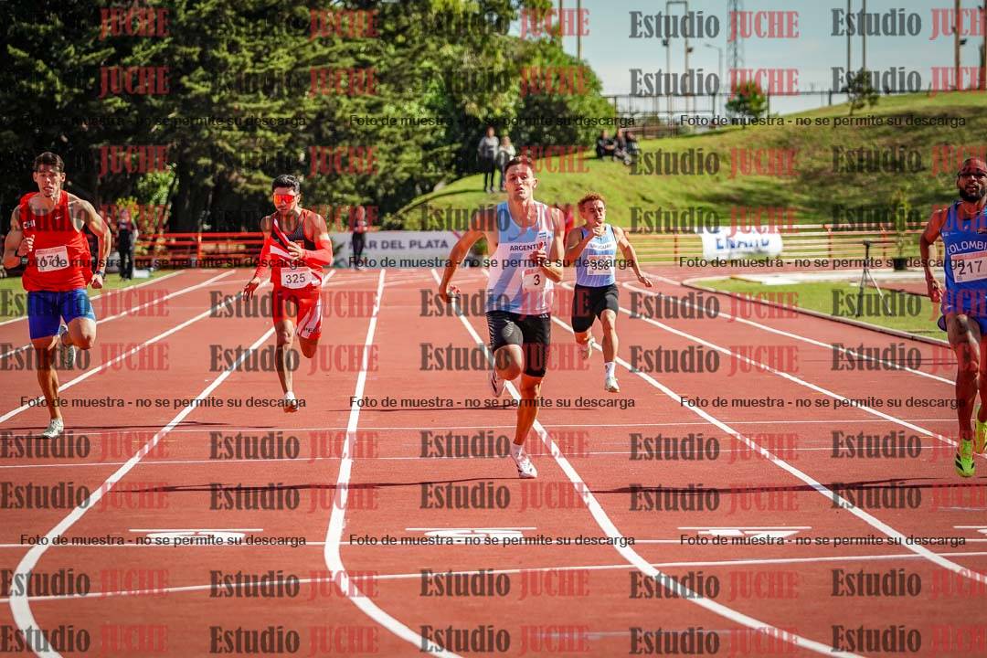 Fotos de los 200 m llanos de varones
