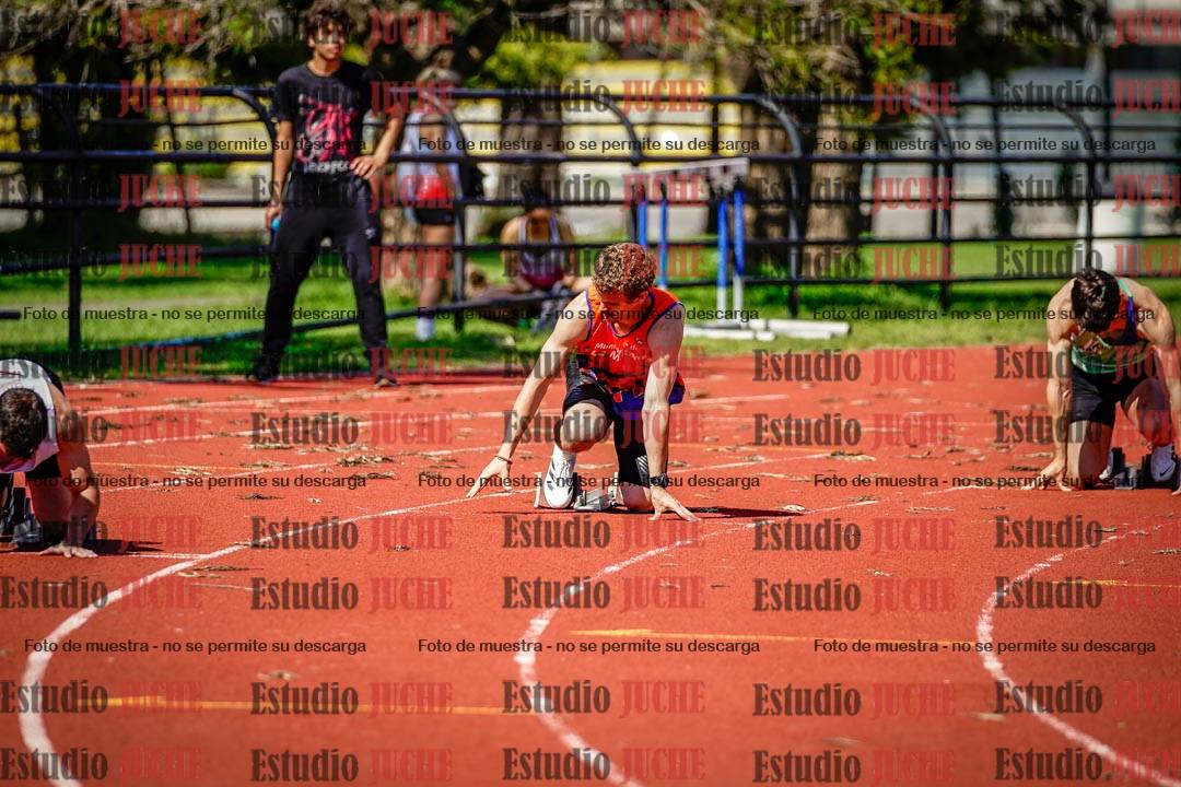 Fotos de los 200 m llanos de varones