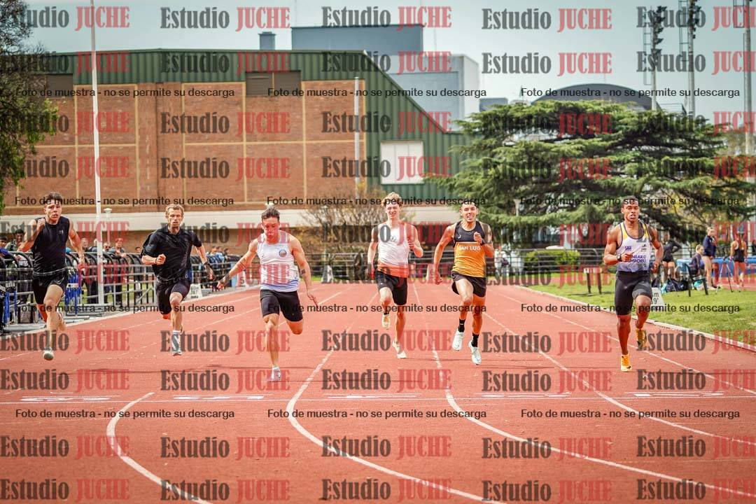 Fotos de los 200 m llanos de varones