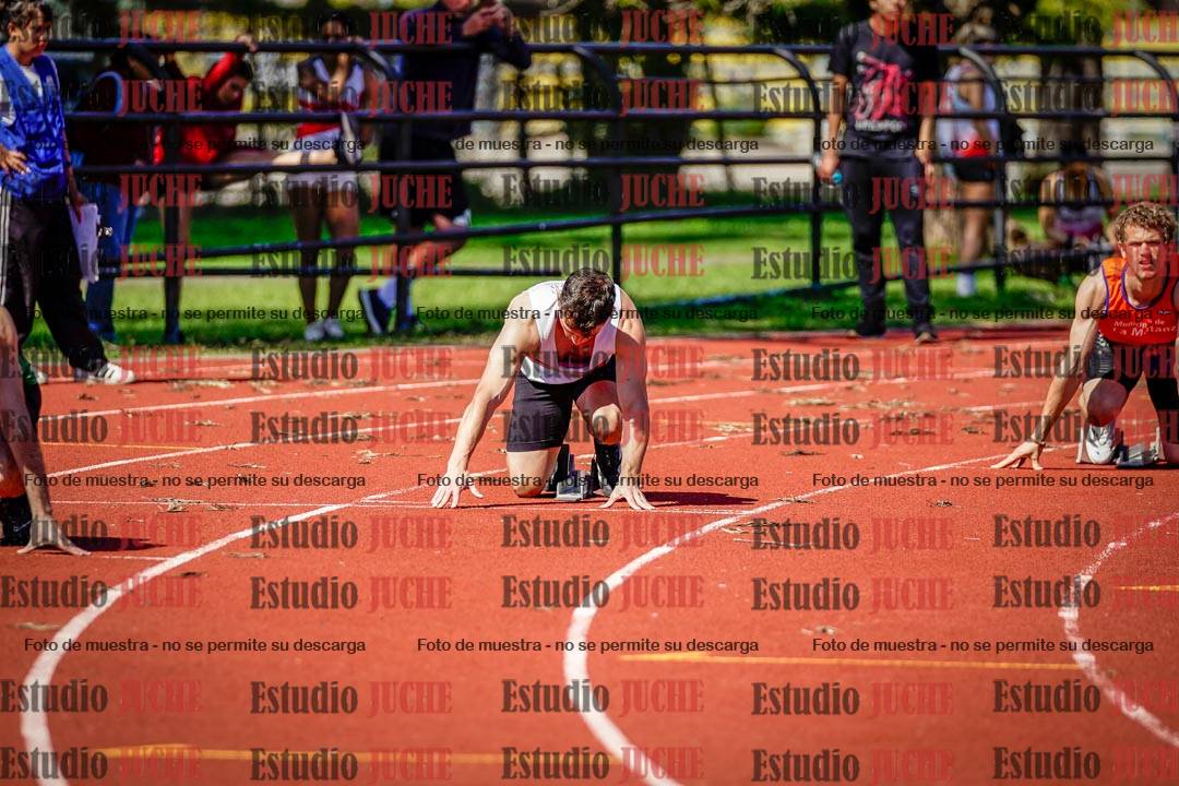 Fotos de los 200 m llanos de varones