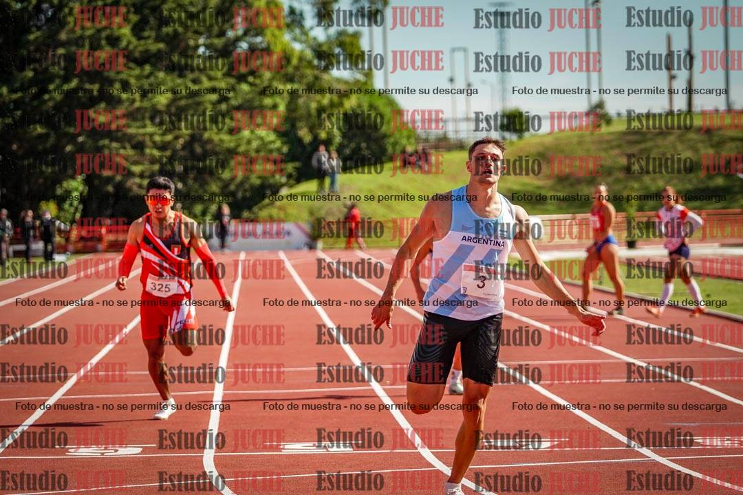 Fotos de los 200 m llanos de varones