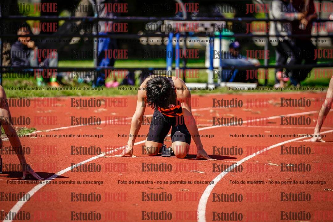 Fotos de los 200 m llanos de varones