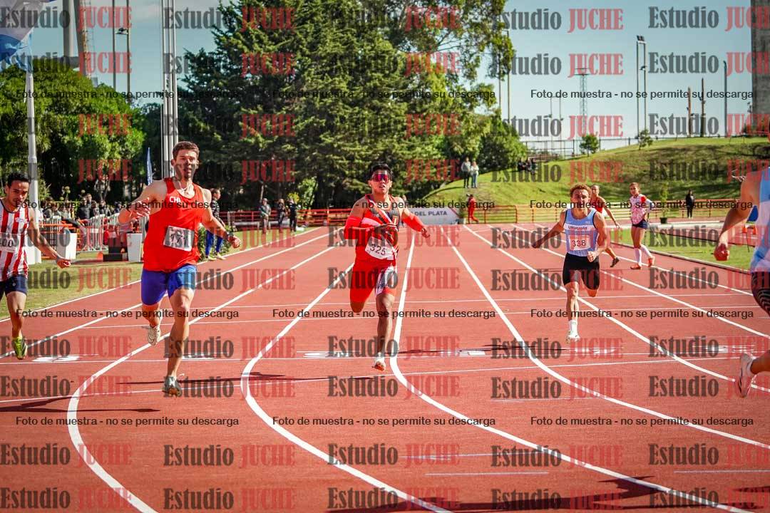 Fotos de los 200 m llanos de varones