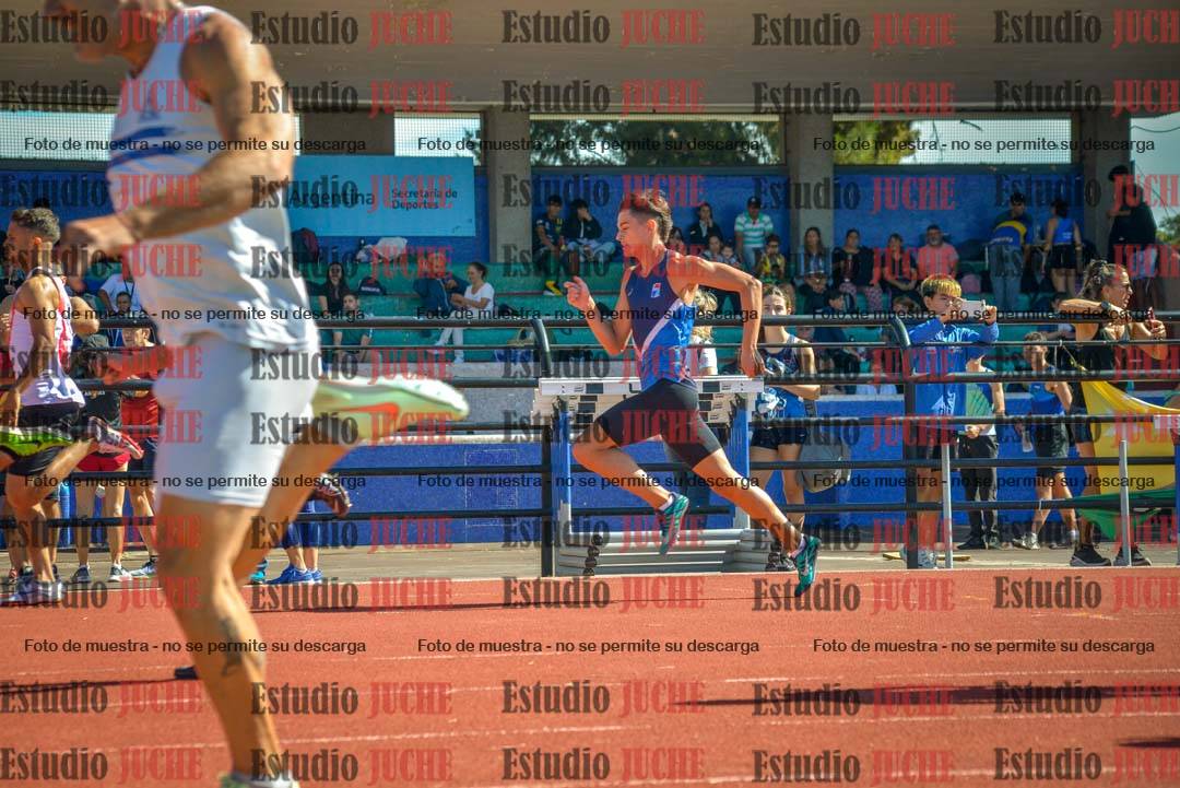 Fotos de los 100 m llanos de varones