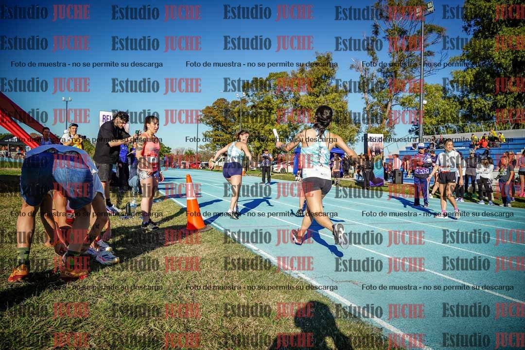 Fotos durante los relevos