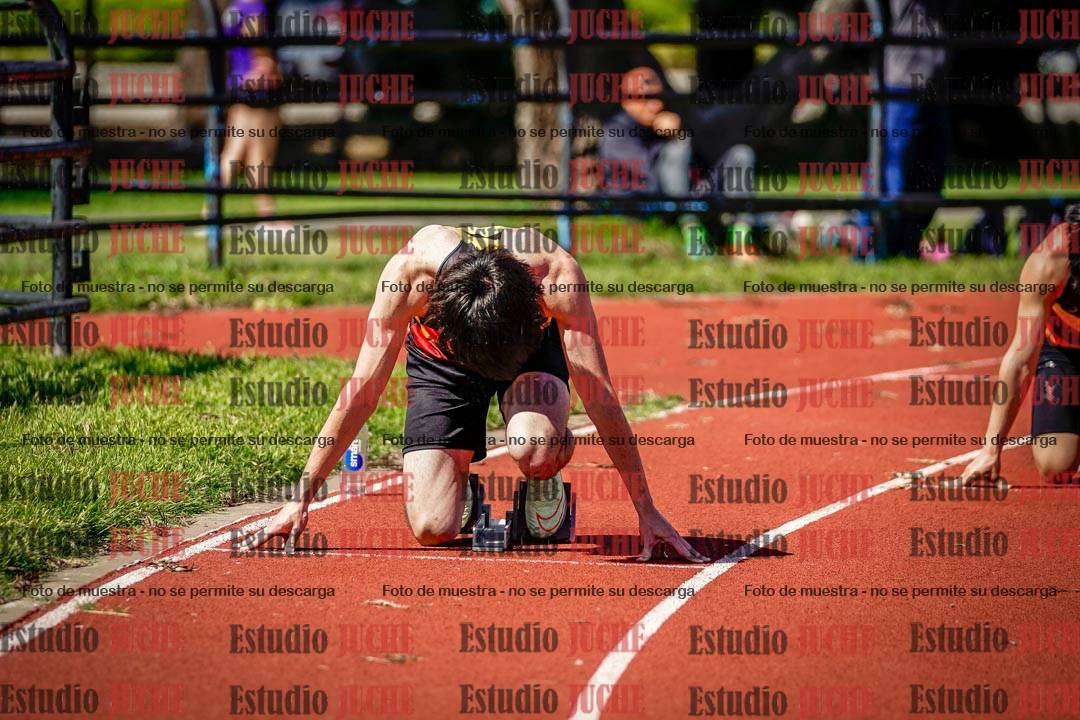 Fotos de los 200 m llanos de varones