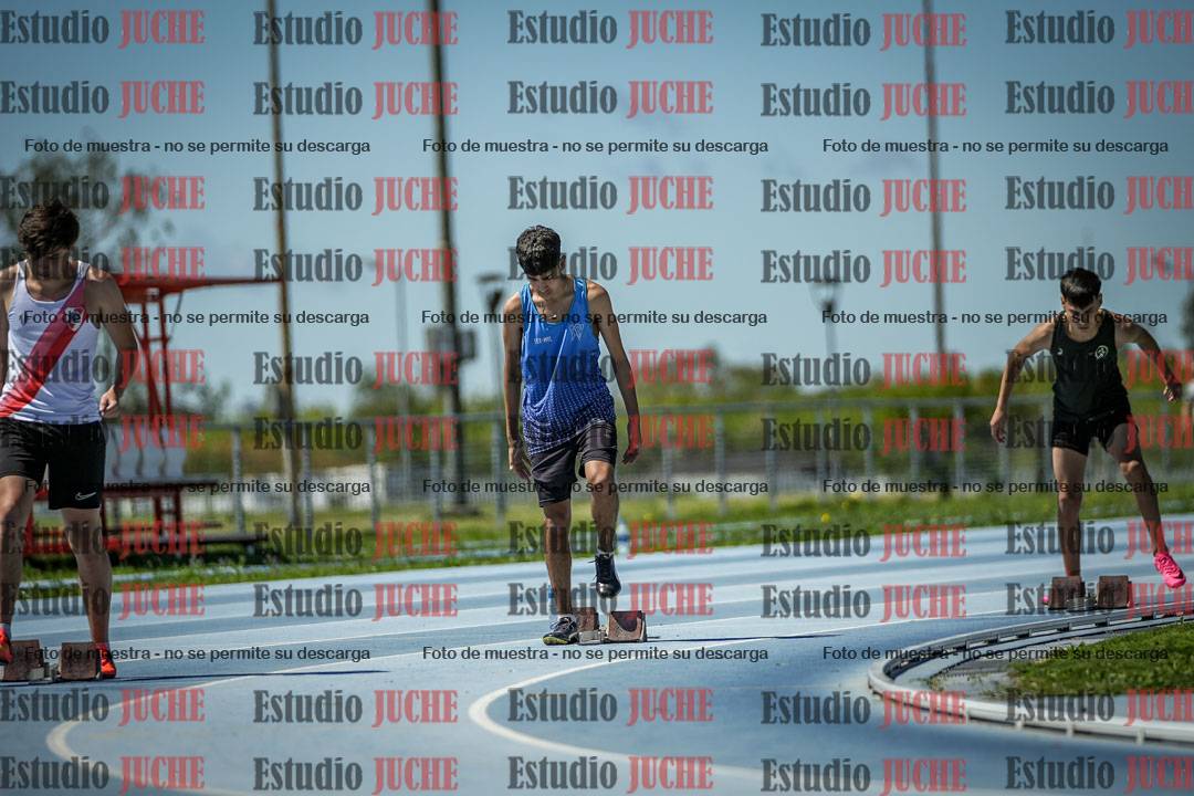 Fotos de los 200 m llanos de varones
