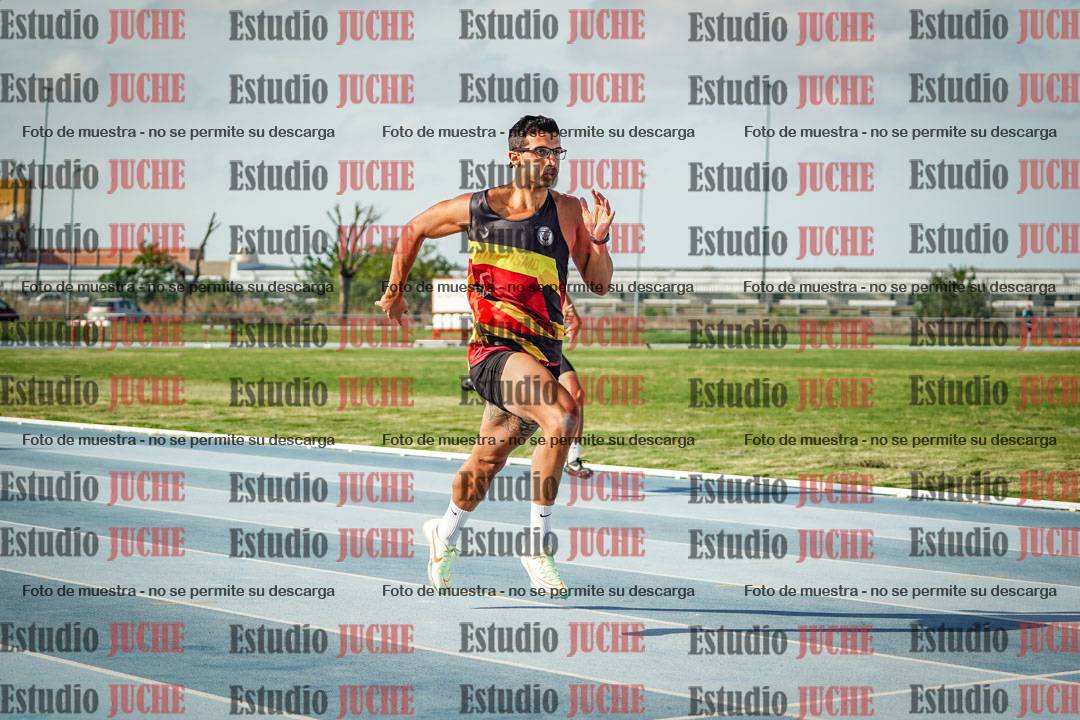 Fotos de los 400 m llanos de varones