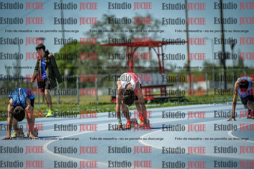 Fotos de los 200 m llanos de varones
