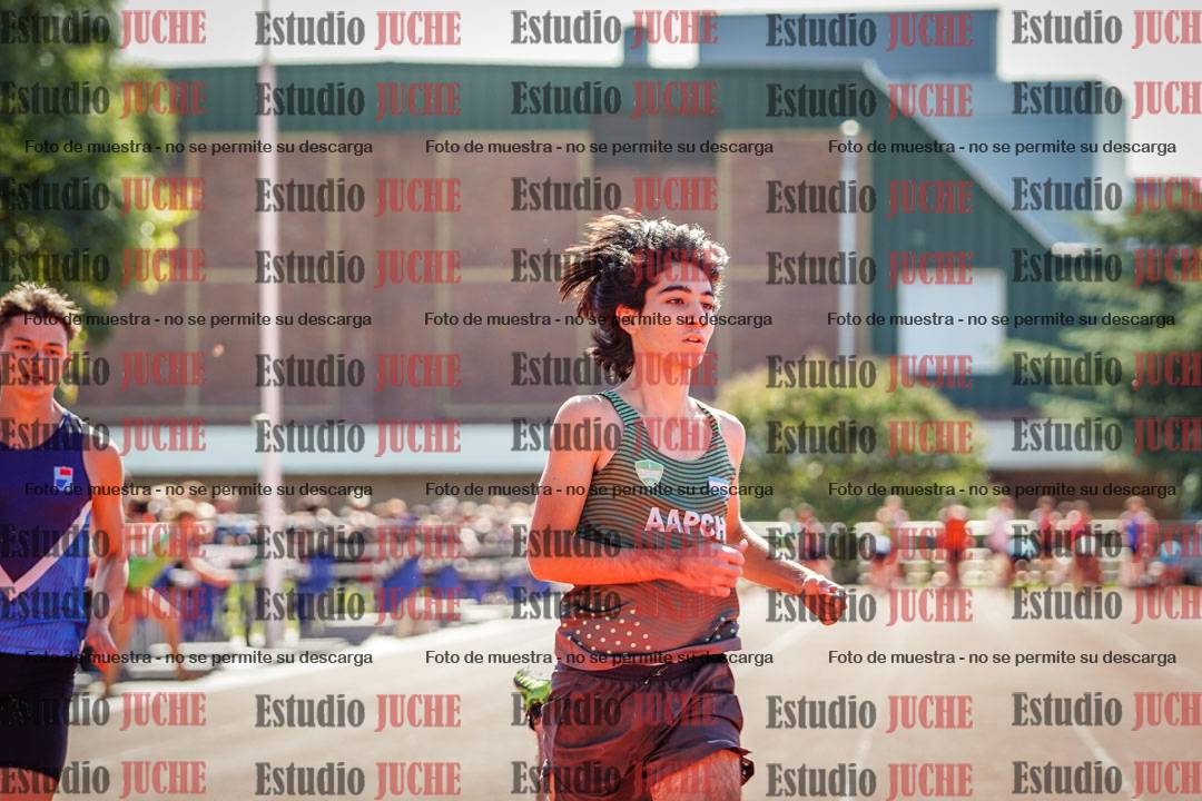Fotos de los 100 m llanos de varones