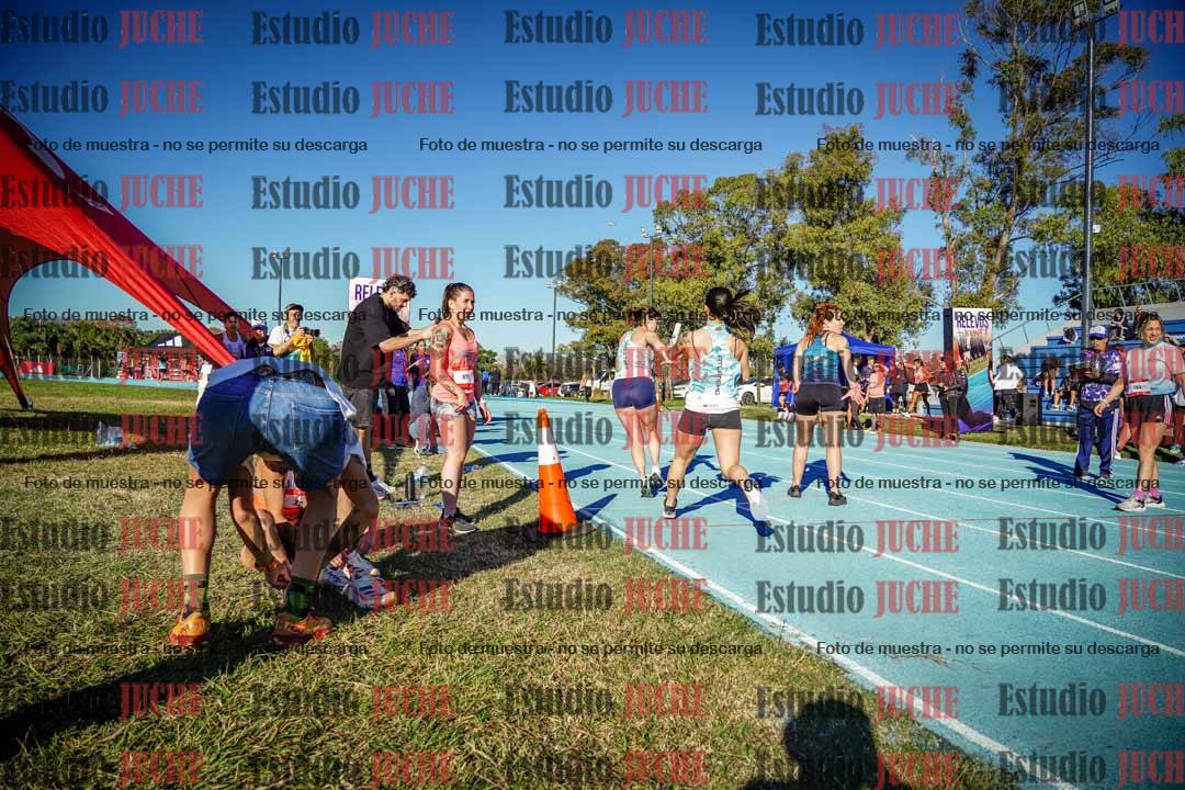 Fotos durante los relevos