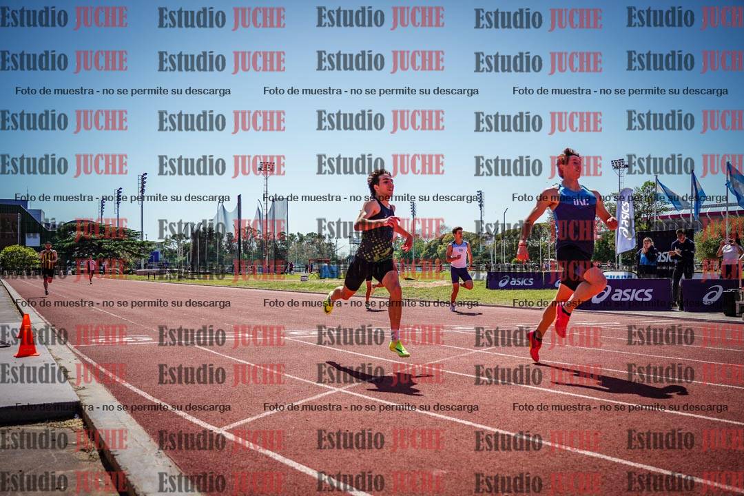 Fotos de los 200 m llanos de varones