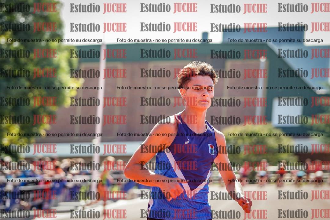 Fotos de los 100 m llanos de varones