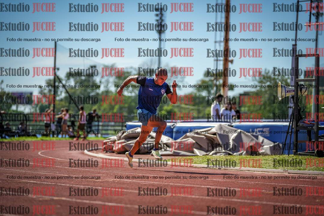 Fotos de los 100 m llanos de varones