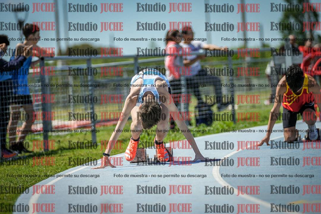 Fotos de los 200 m llanos de varones