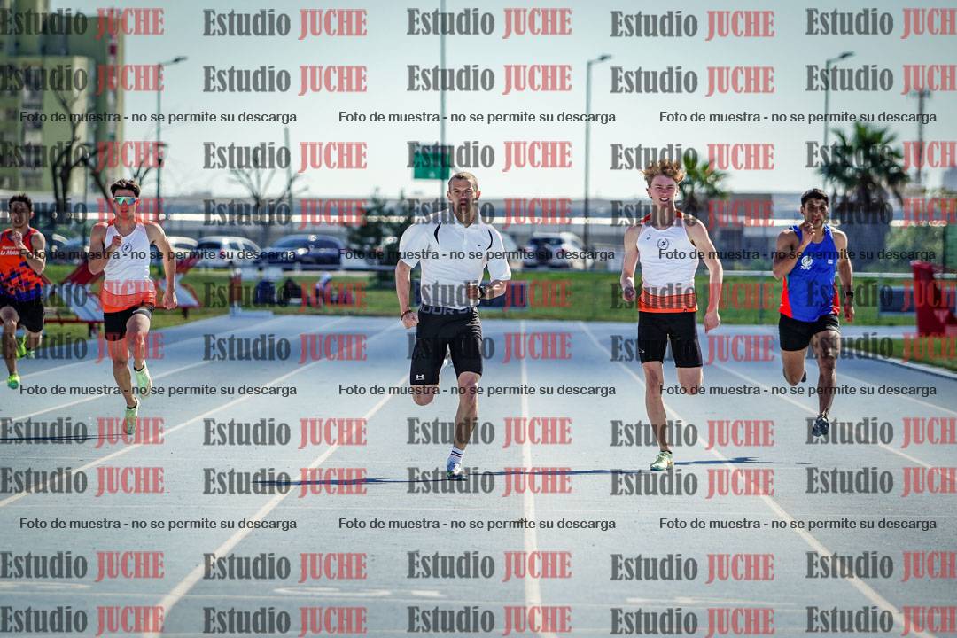 Fotos de los 200 m llanos de varones