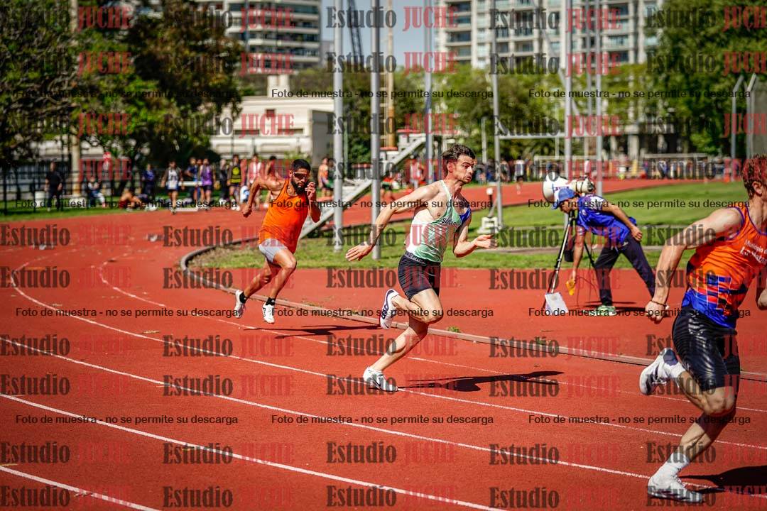 Fotos de los 200 m llanos de varones