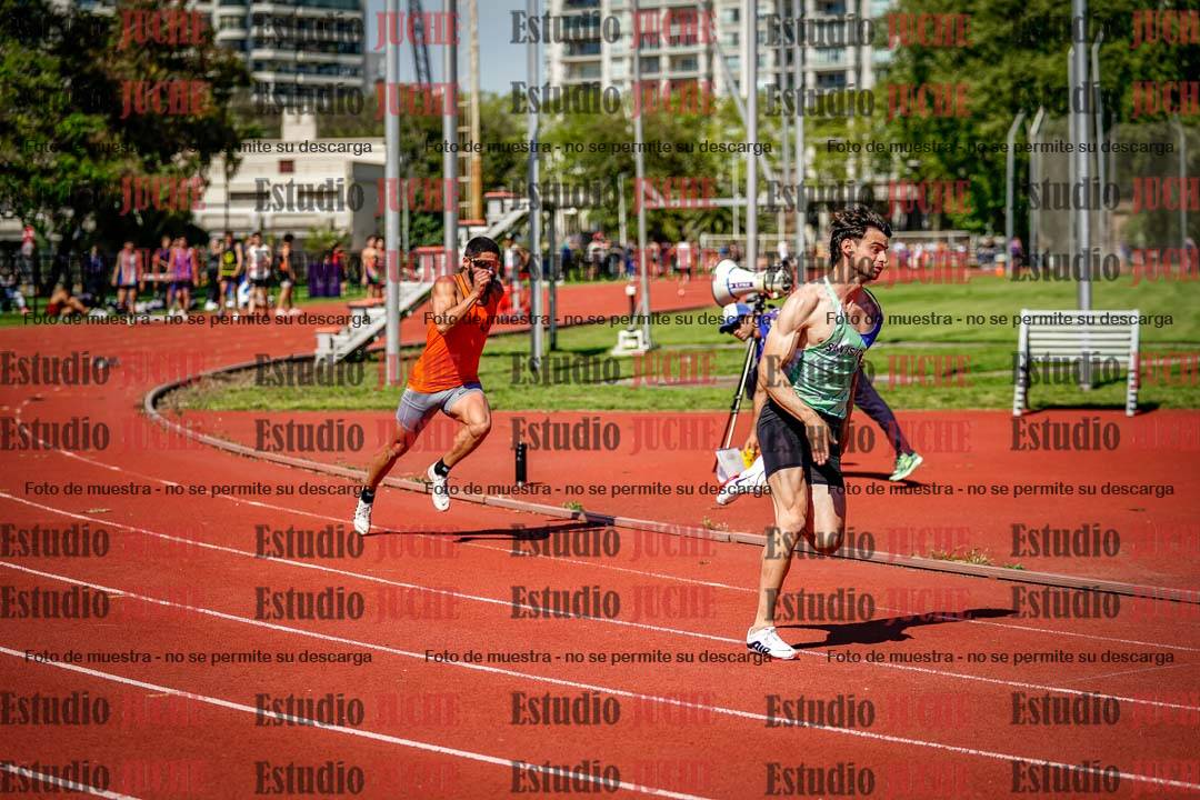 Fotos de los 200 m llanos de varones