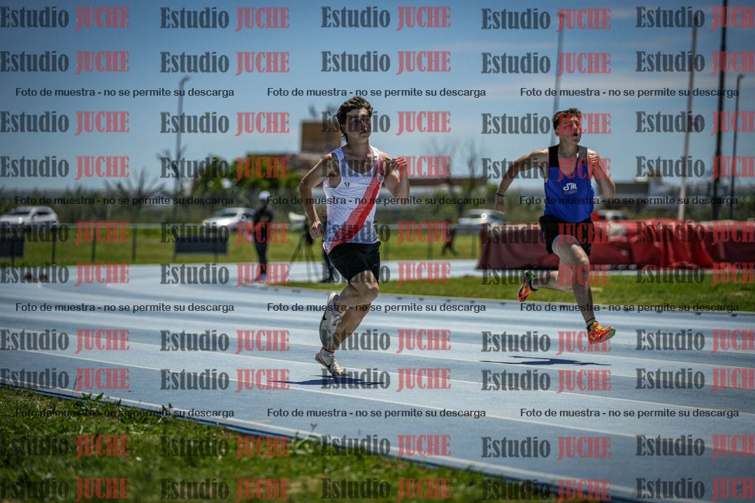 Fotos de los 100 m llanos de varones