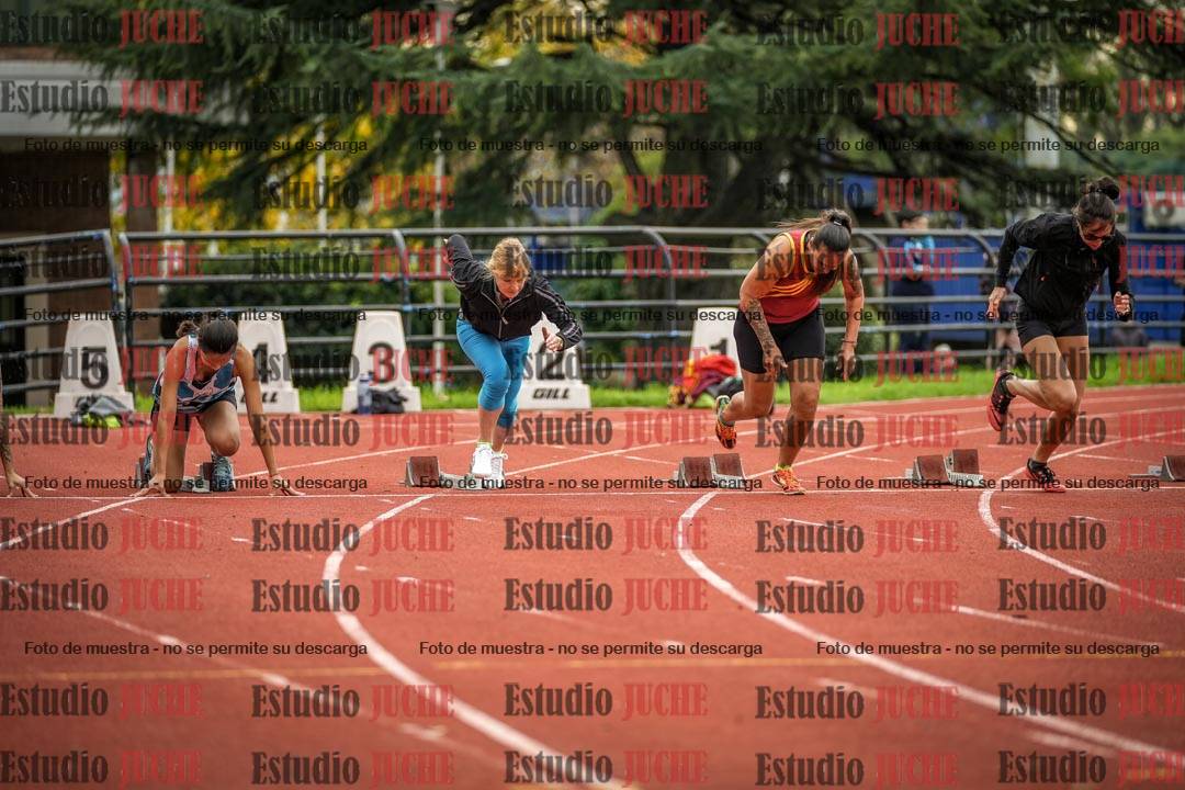 Fotos de los 100 m llanos de mujeres
