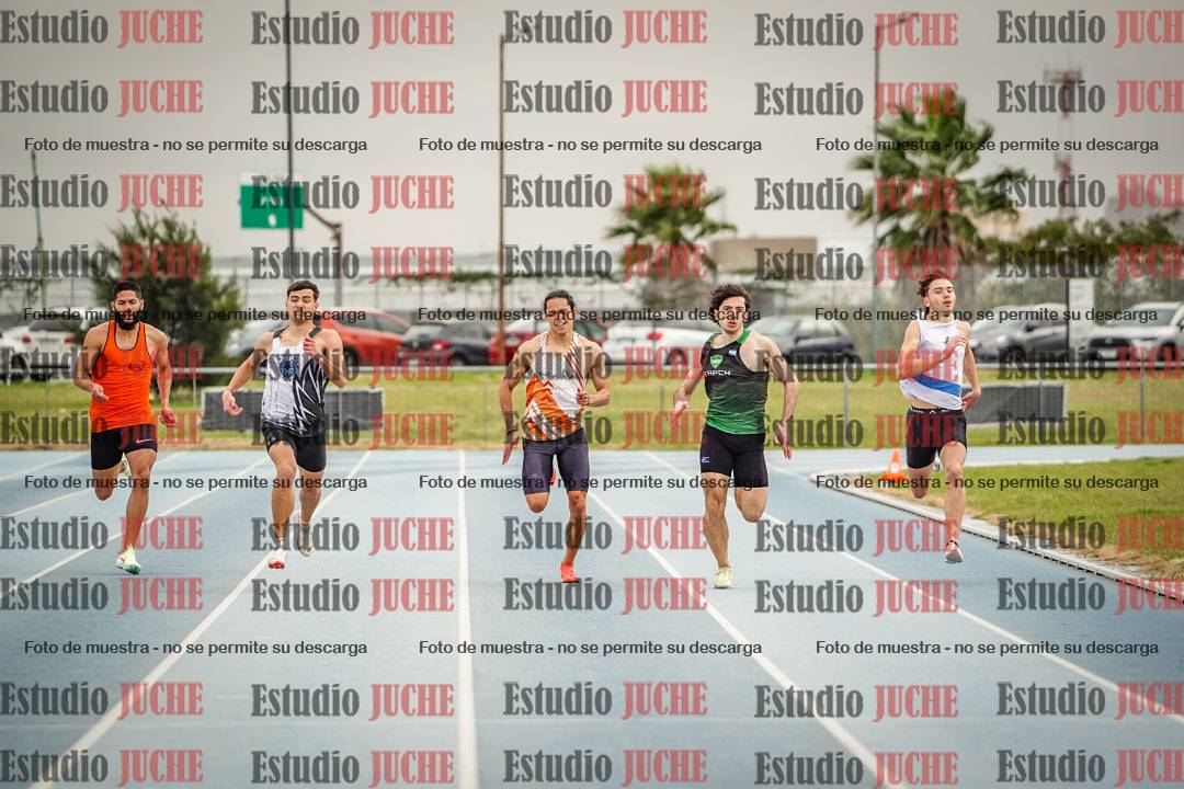 Fotos de los 400 m llanos de varones