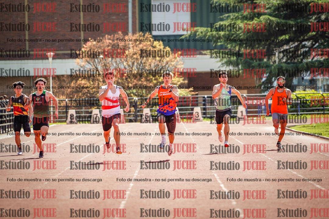 Fotos de los 200 m llanos de varones