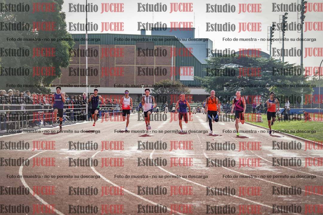 Fotos de los 100 m llanos de varones