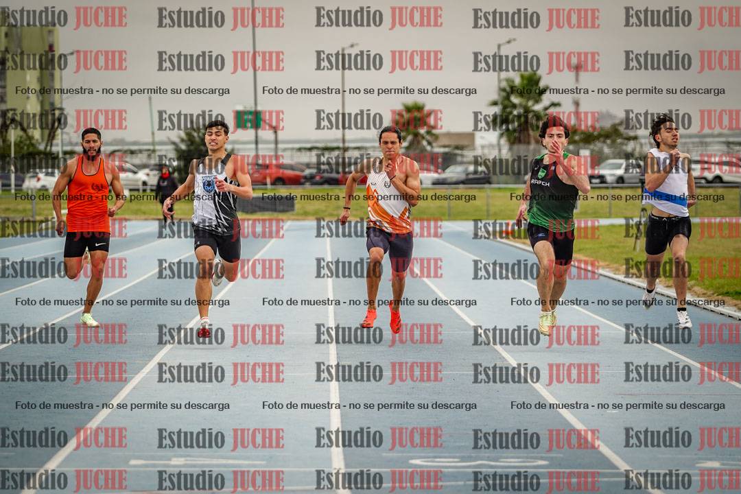 Fotos de los 400 m llanos de varones