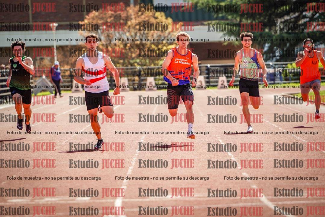 Fotos de los 200 m llanos de varones