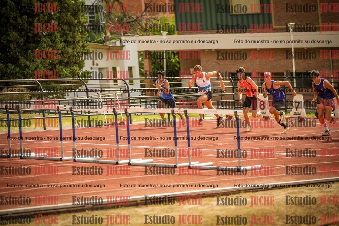 Fotos de los 110 m con vallas de varones