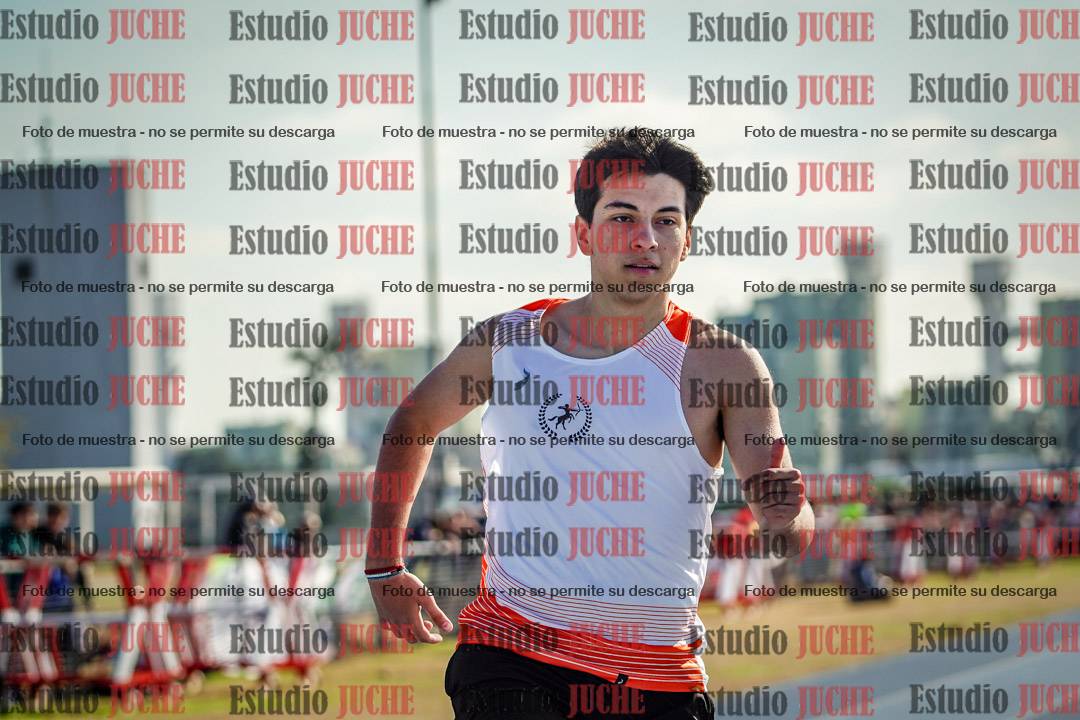 Fotos de los 100 m llanos de varones
