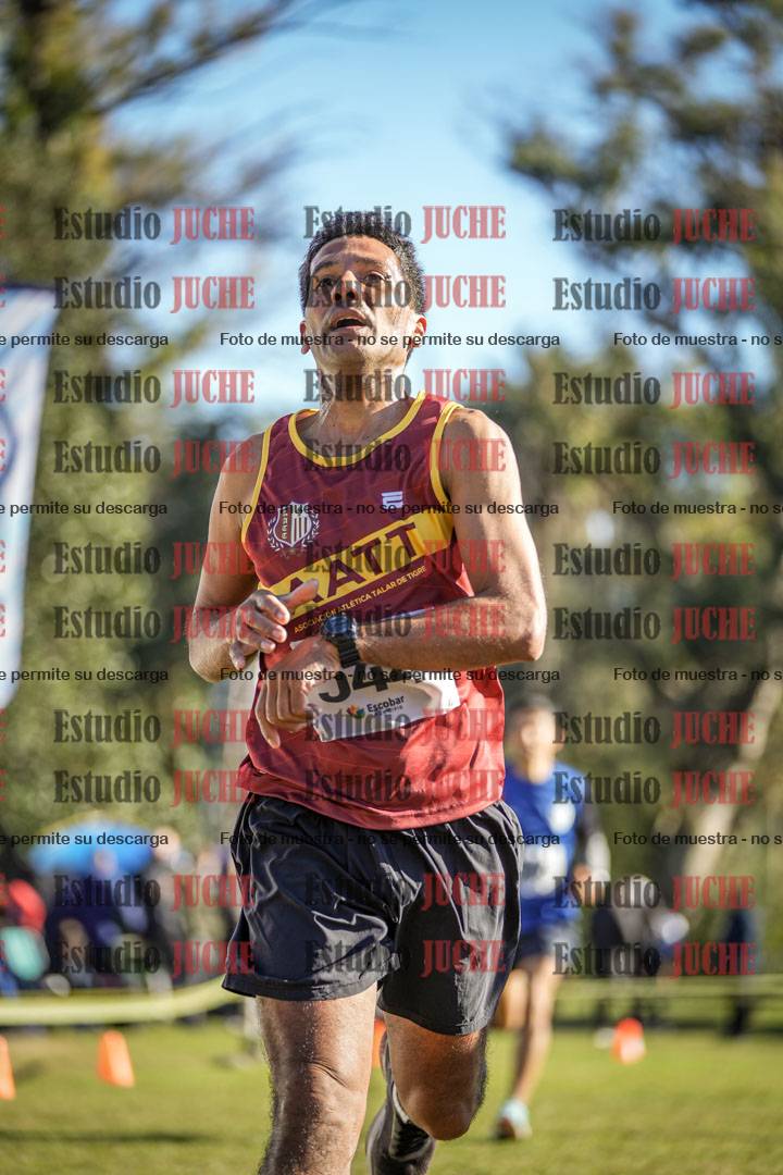 Fotos de la llegada del cross de 4000 m - varones