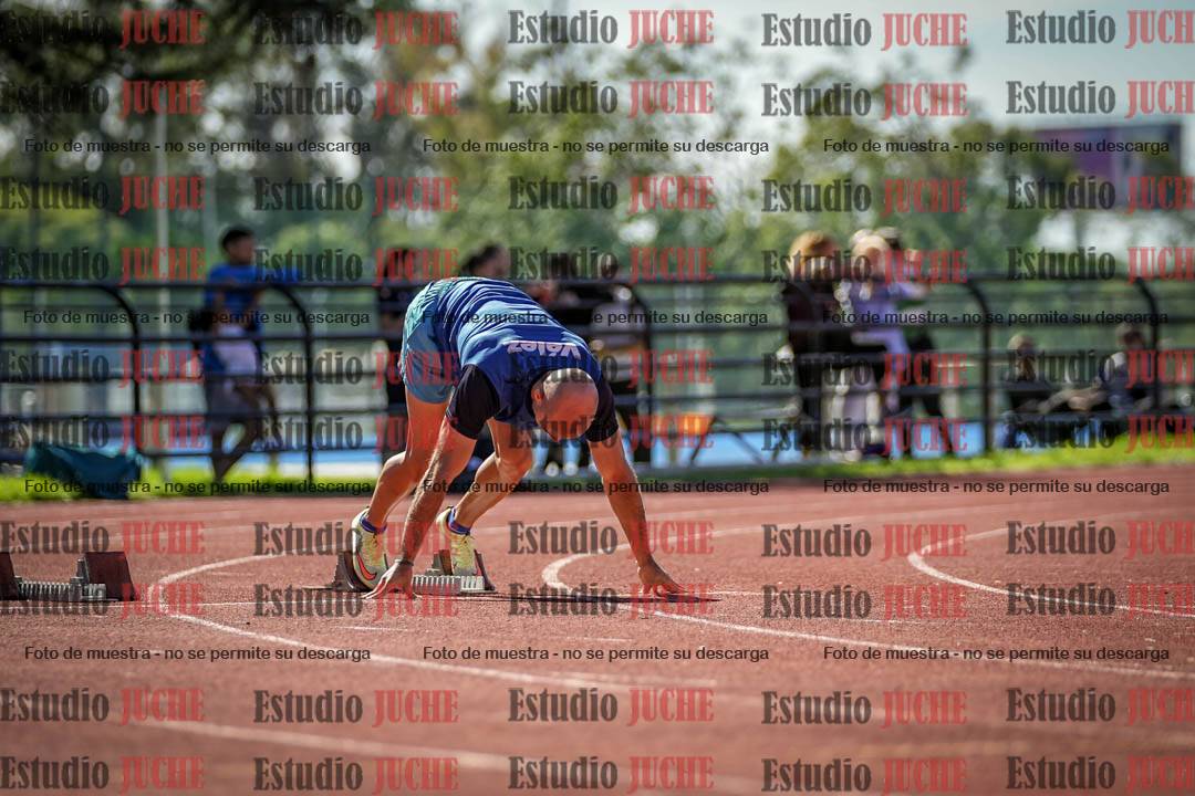 Fotos de los 100 m llanos de varones