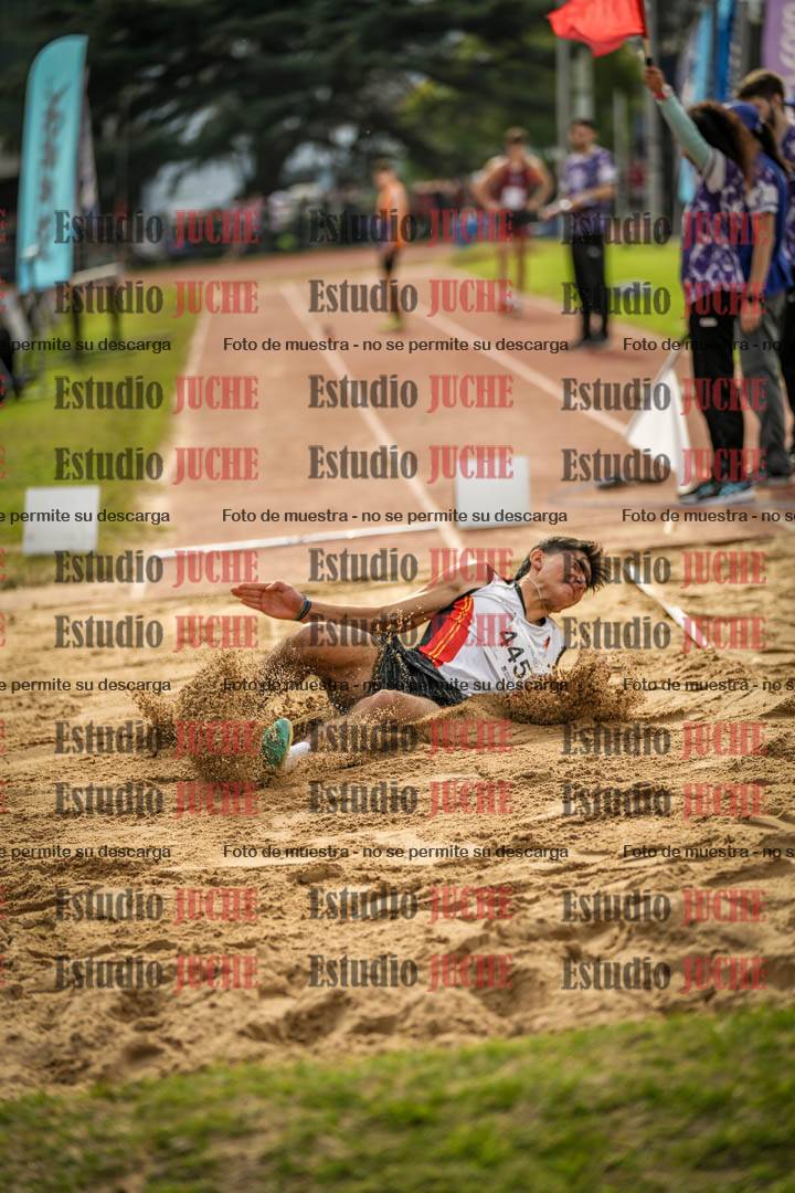 Fotos del salto en largo de varones