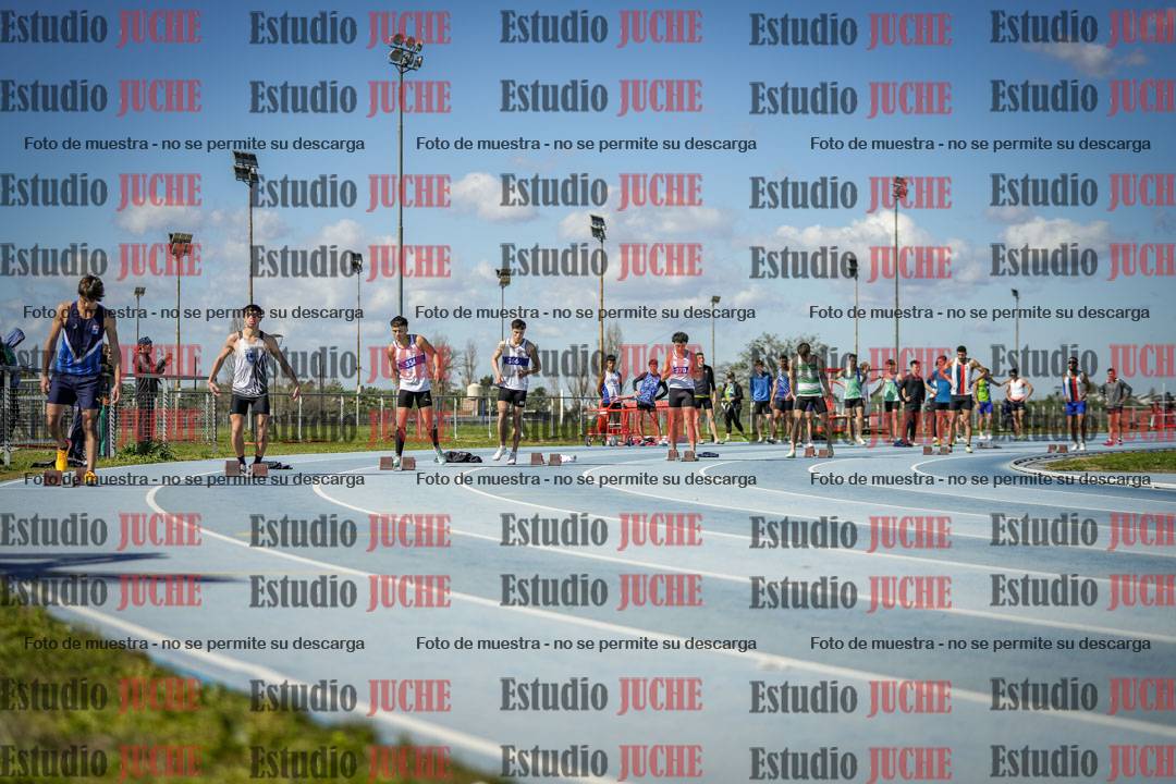 Fotos de los 200 m llanos de varones
