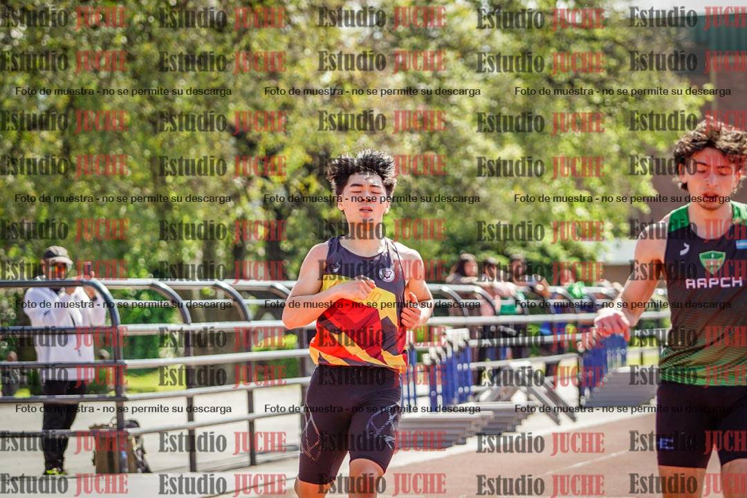 Fotos de los 200 m llanos de varones