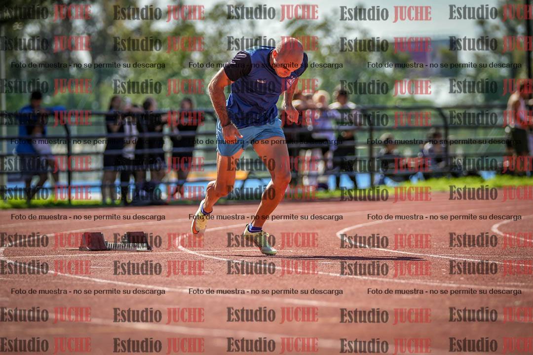 Fotos de los 100 m llanos de varones