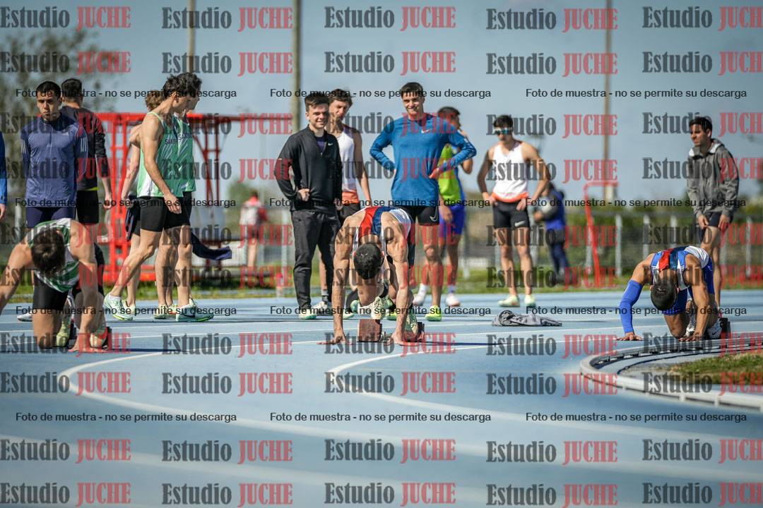 Fotos de los 200 m llanos de varones