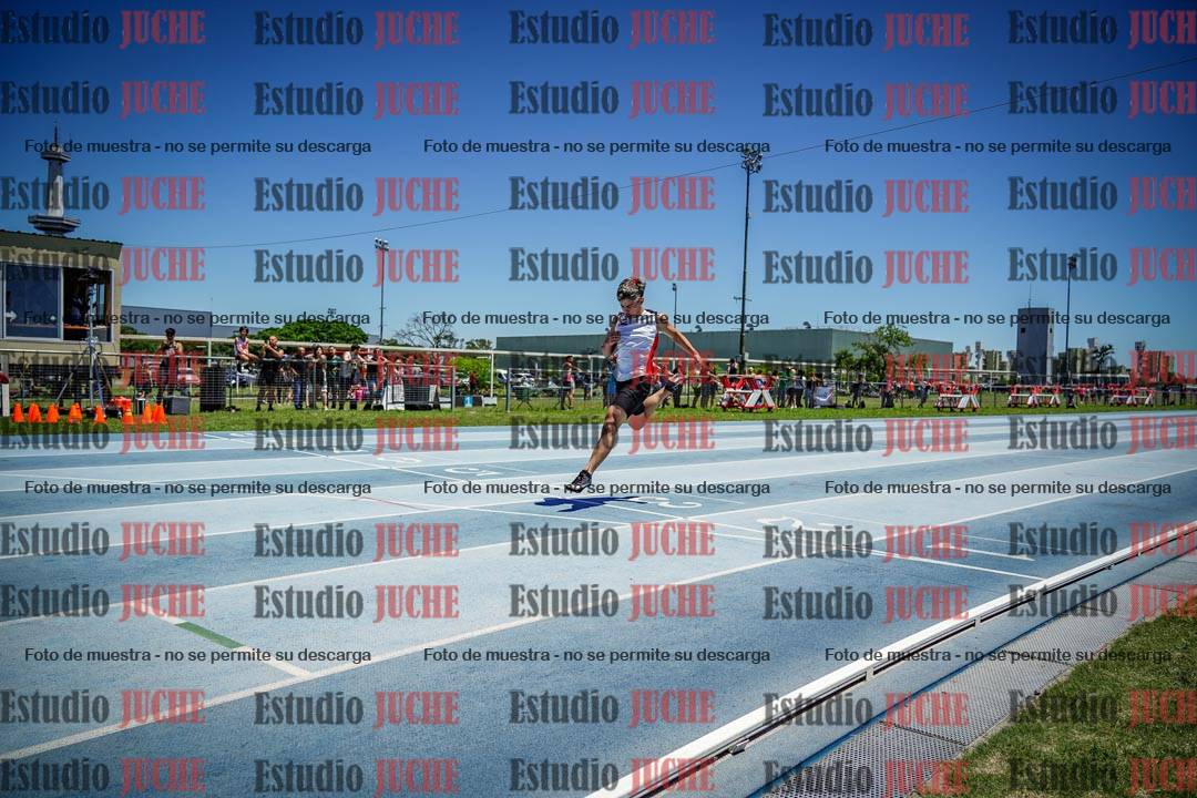 Fotos de los 100 m llanos de varones